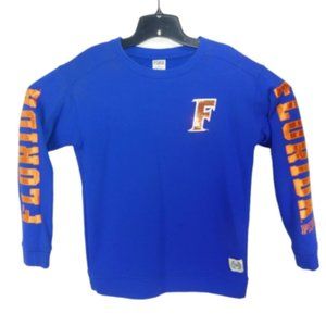 Pink Victorias Secret Womens Blue XS Florida Gators Sweatshirt Orange Sequins